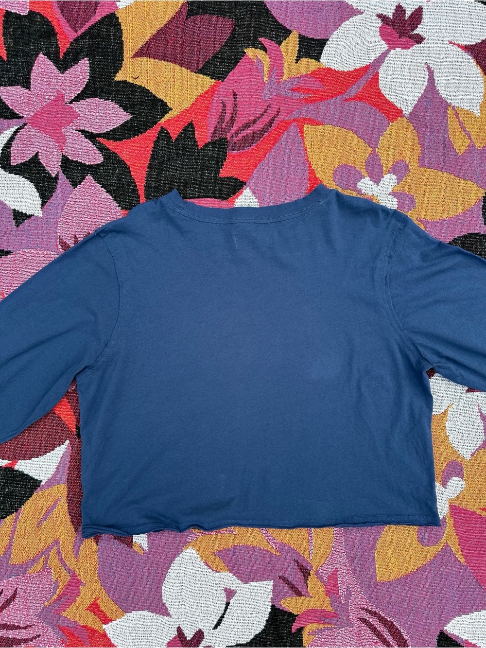 Free People We The Free Cotton Long Sleeve Crewneck Top - Picture 3 of 3